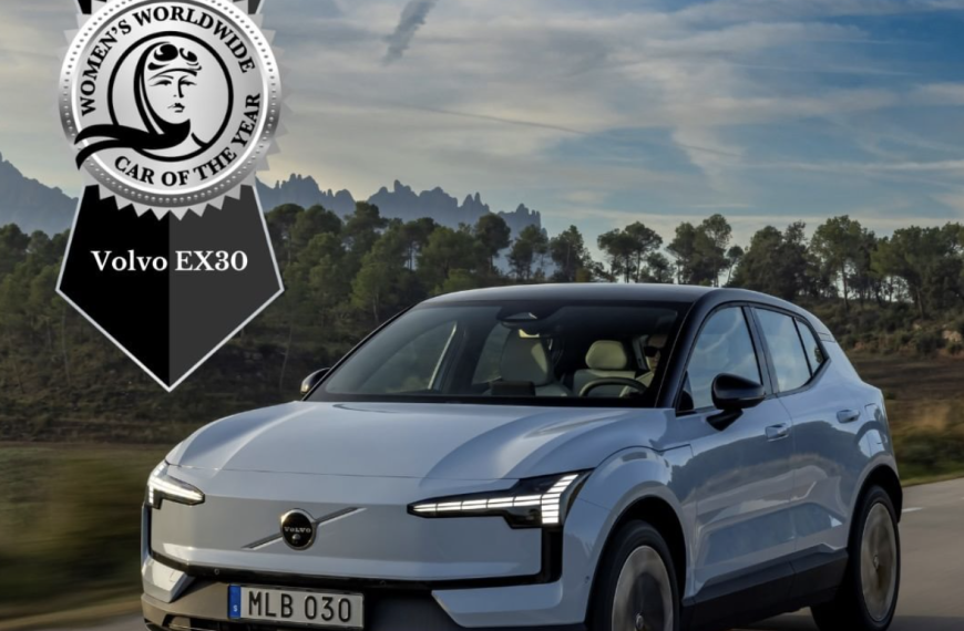 Volvo EX30, premiado en Women's Worldwide Car of the Year