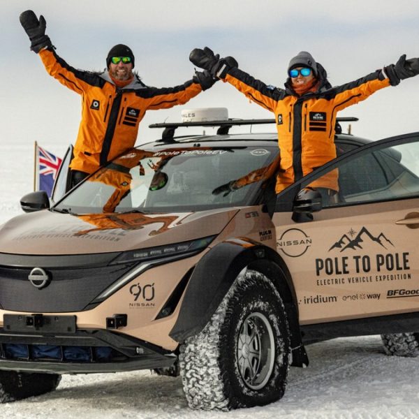 Nissan Ariya eléctrico cumple con éxito su aventura Pole tu Pole